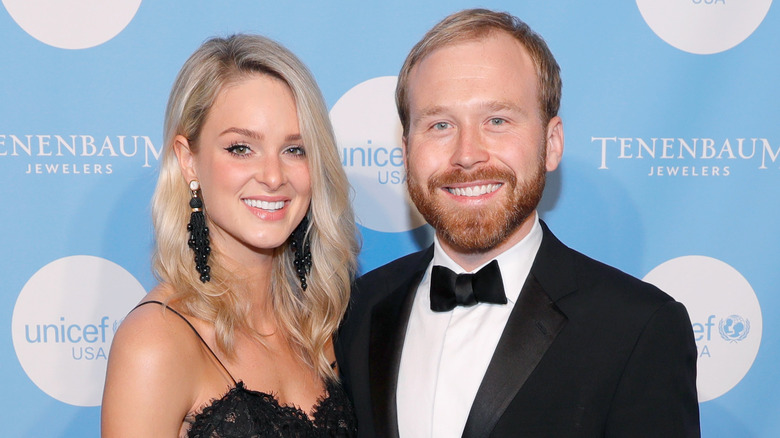 Pierce Bush and his wife, Sara Beth Bush (L)