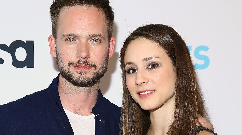 Troian Bellisario and Patrick Adams