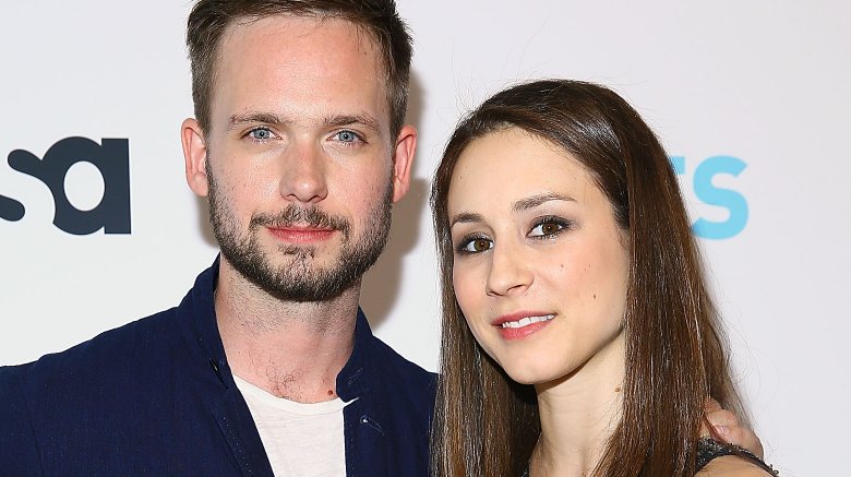 Troian Bellisario and Patrick J. Adams