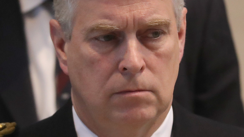 Prince Andrew at Manchester Cathedral in 2016