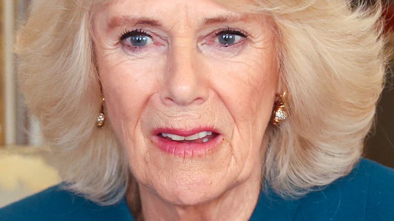 Camilla Parker Bowles speaking