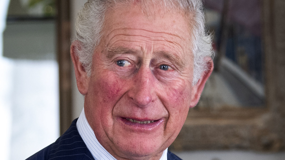 Prince Charles staring
