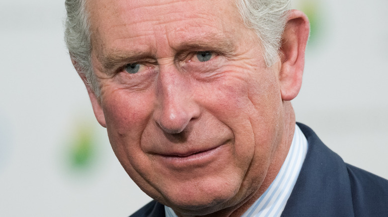 Prince Charles gives a sly smile at an event