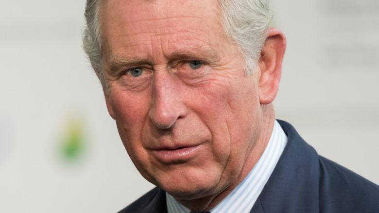 Prince Charles staring at the camera