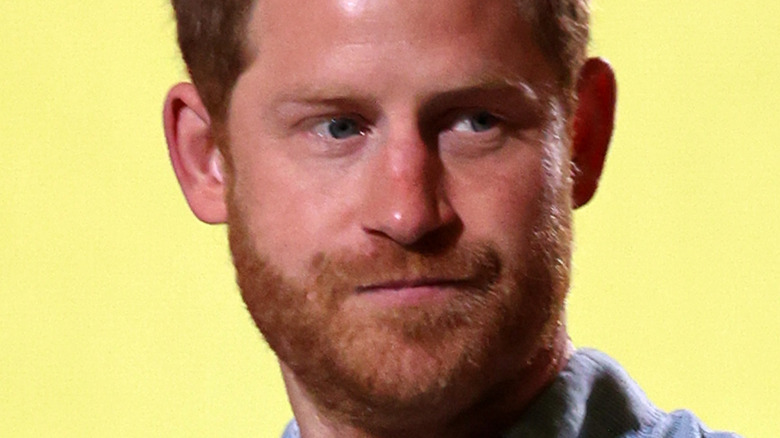 Prince Harry side eye