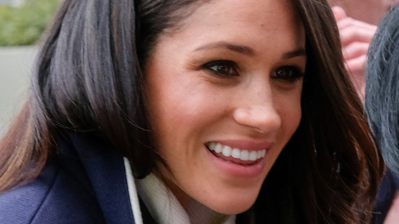 Meghan Markle smiling