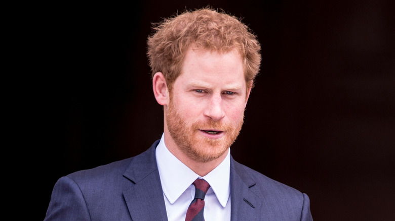 Prince Harry speaking