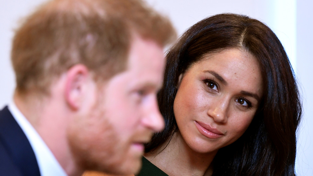 Meghan Markle and Prince Harry at an event