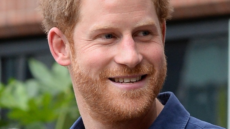 Prince Harry smiling