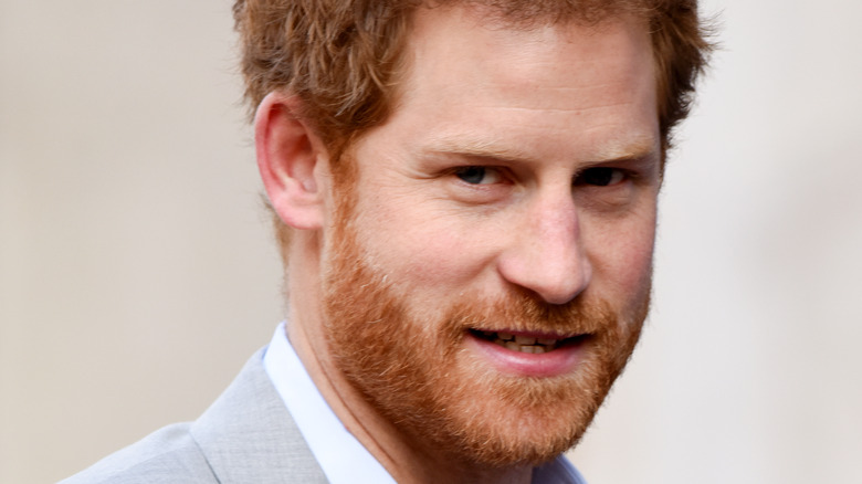 Prince Harry smiling