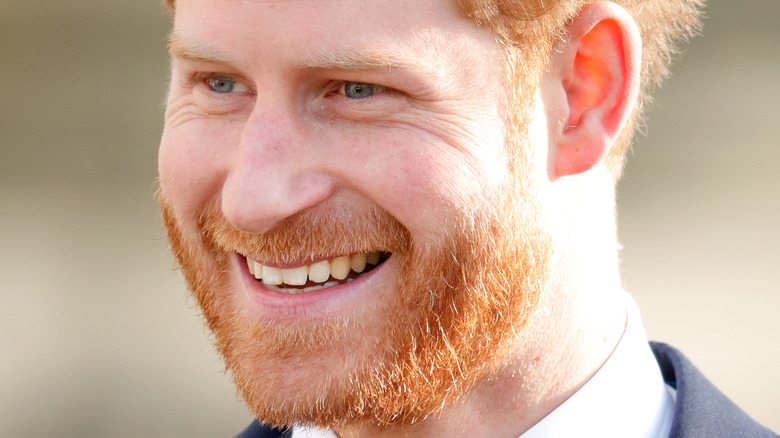 Prince Harry smiling