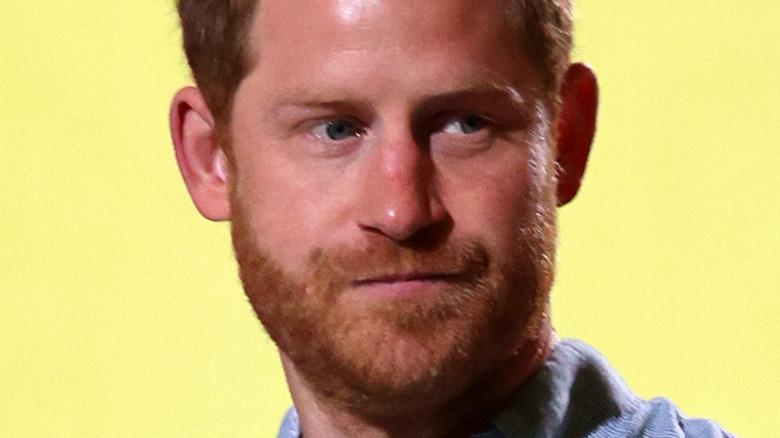 Prince Harry side eye