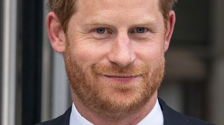 Prince Harry smiling