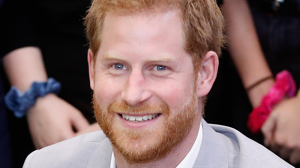 Prince Harry smiling