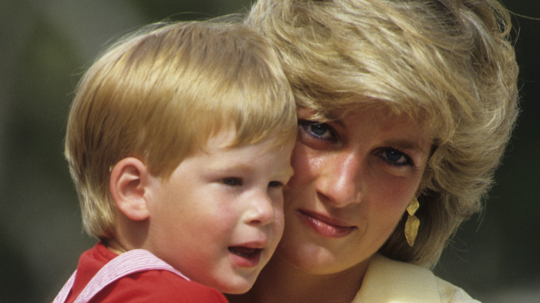 Princess Diana and Prince Harry