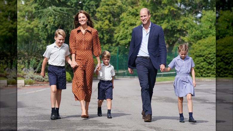 Prince William and Kate Middleton with George, Charlotte, and Louis