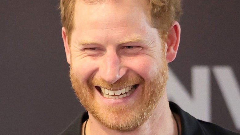 Prince Harry smiling