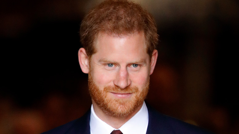 Prince Harry ginger beard smiling