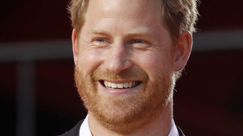 Prince Harry smiling