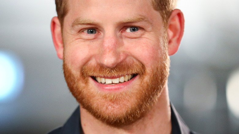 Prince Harry smiling