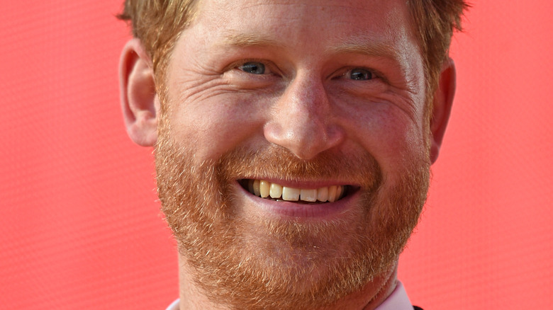 Prince Harry smiling