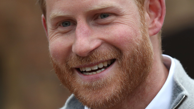 Prince Harry smiling