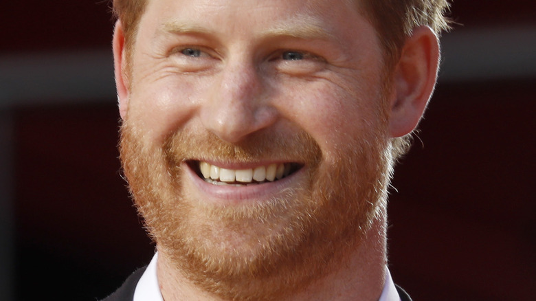 Prince Harry smiling