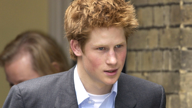 Prince Harry walking