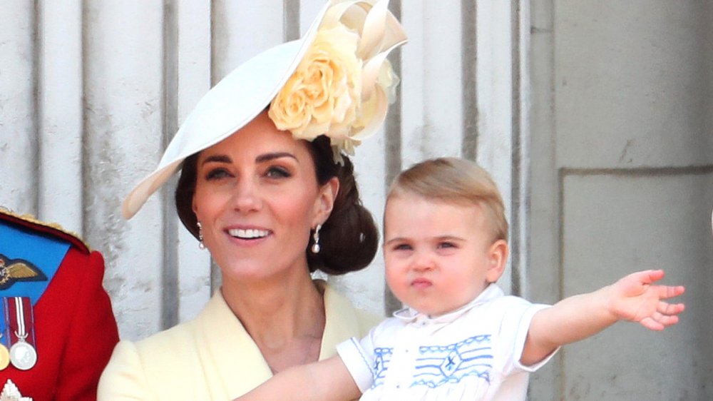 Kate Middleton and Prince Louis 