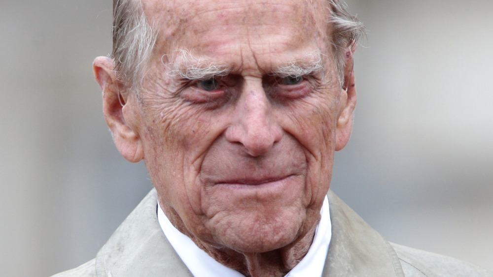 Prince Philip standing