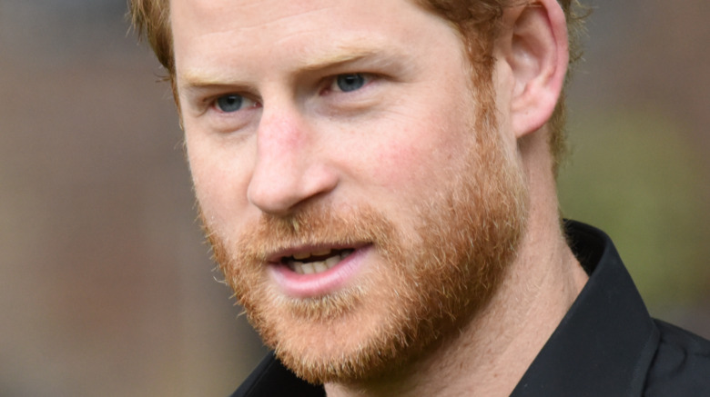 Prince Harry talking