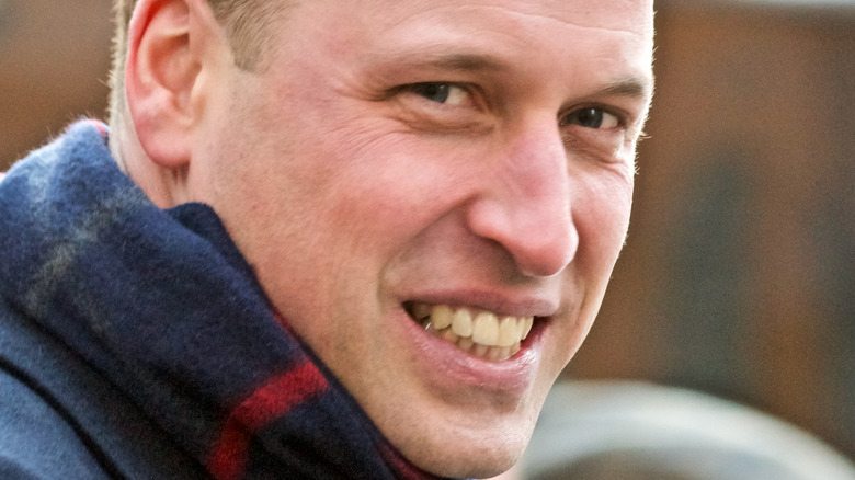 Prince William smiling