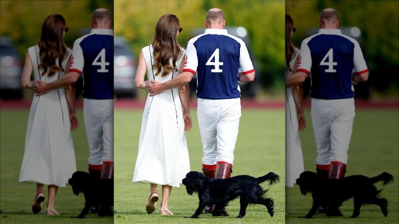 William and Kate with Lupo