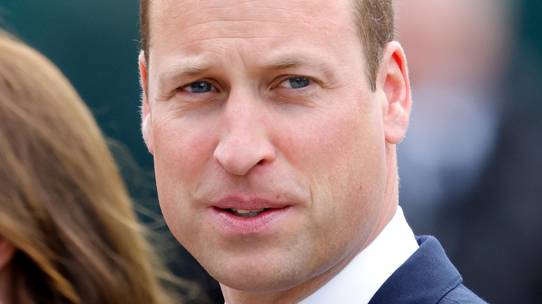 Prince William half smile