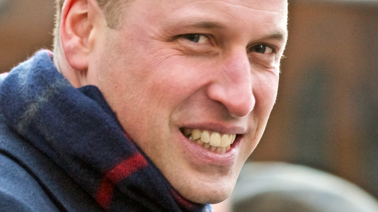 Prince William smiling