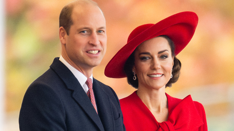 Prince William and Kate Middleton posing