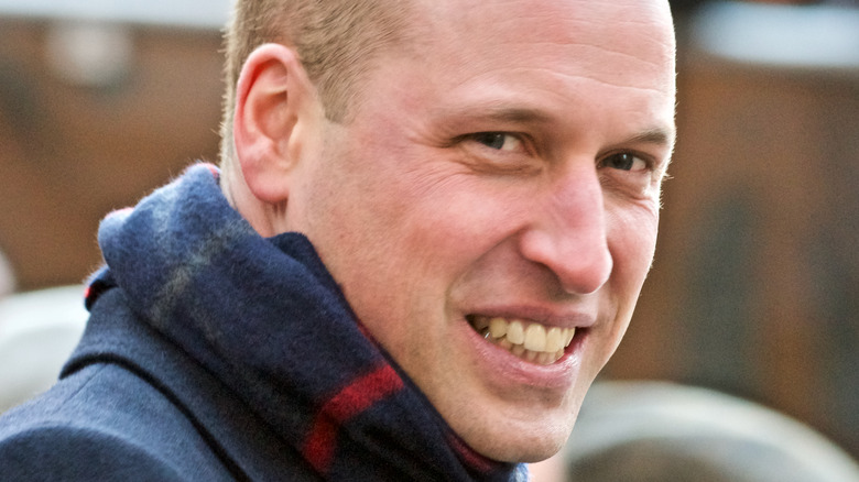 Prince William smiling