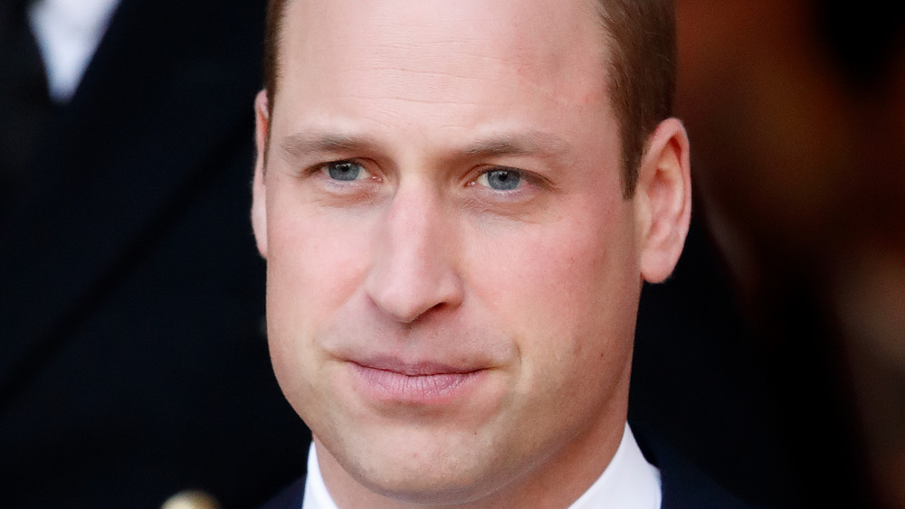 Prince William staring