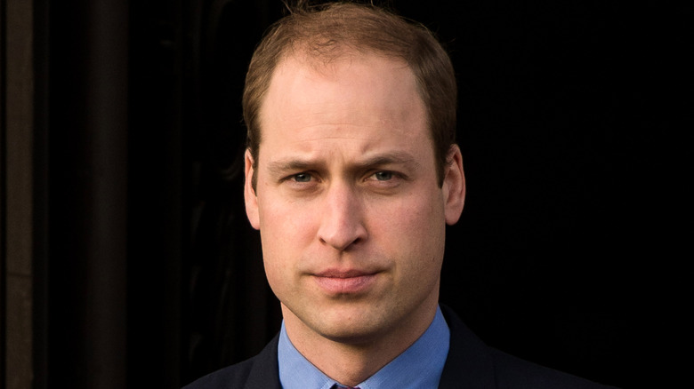 Prince William posing