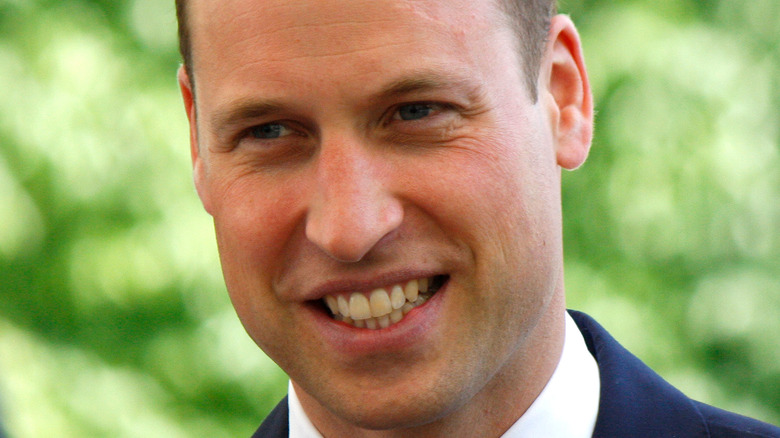 Prince William, smiling