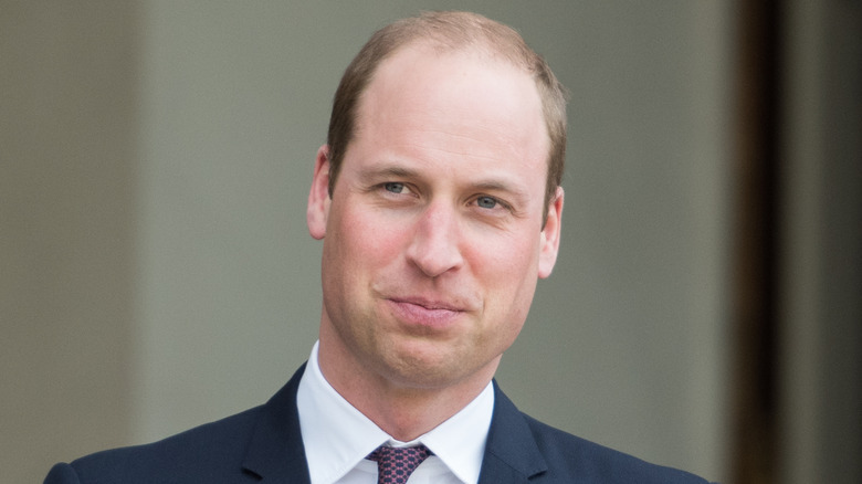 Prince William grinning 