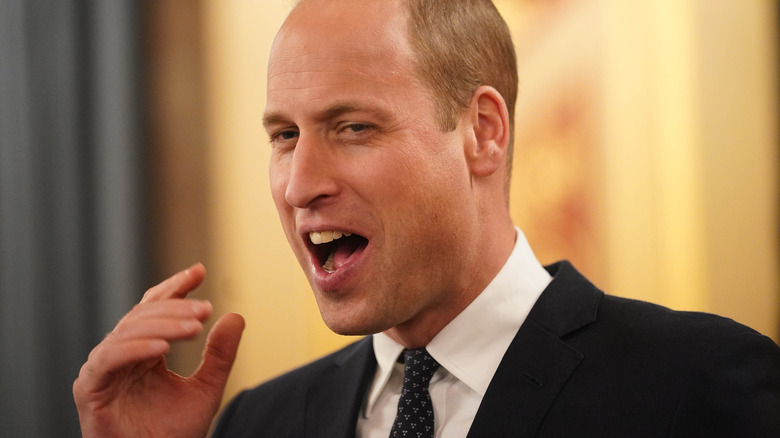 Prince William laughing