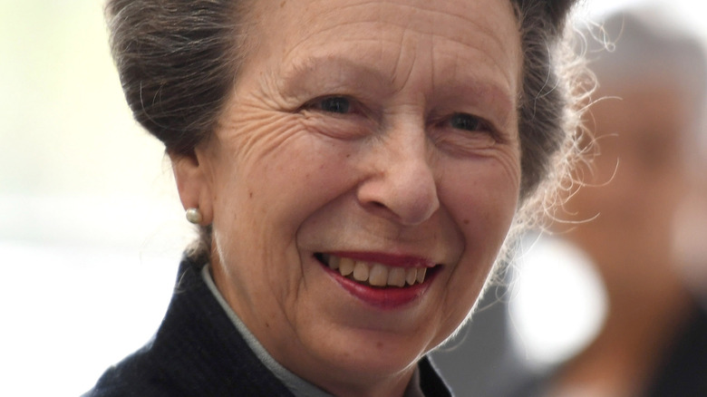 Princess Anne smiling in 2019