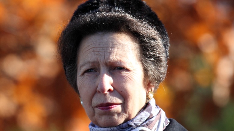 Princess Anne outside