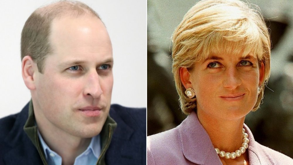 Prince William and Princess Diana