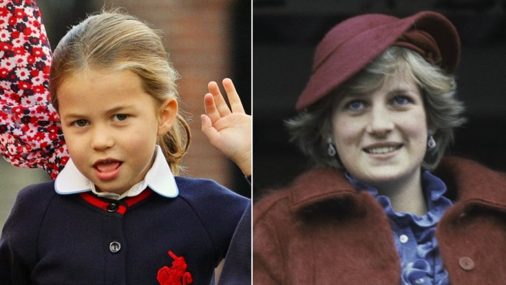 Princess Charlotte and Princess Diana