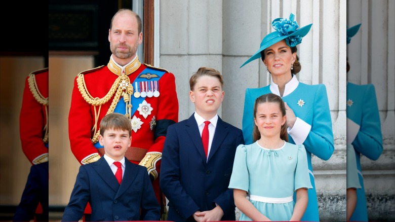 The royal family on the Buckingham Palace balcony in 2025