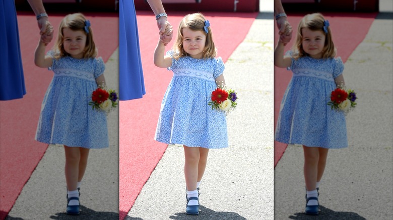 Princess Charlotte 2017 Berlin blue dress