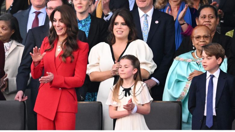 Princess Charlotte 2023 Coronation Concert Self Portrait dress