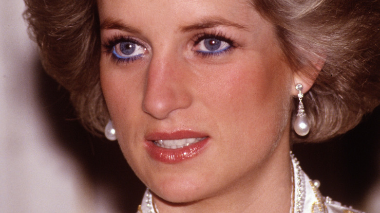 Princess Diana blue eyeliner